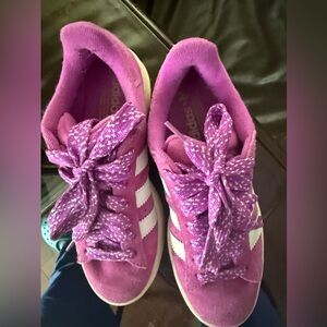 Adidas Womens Fuchsia/purple and White Sneakers